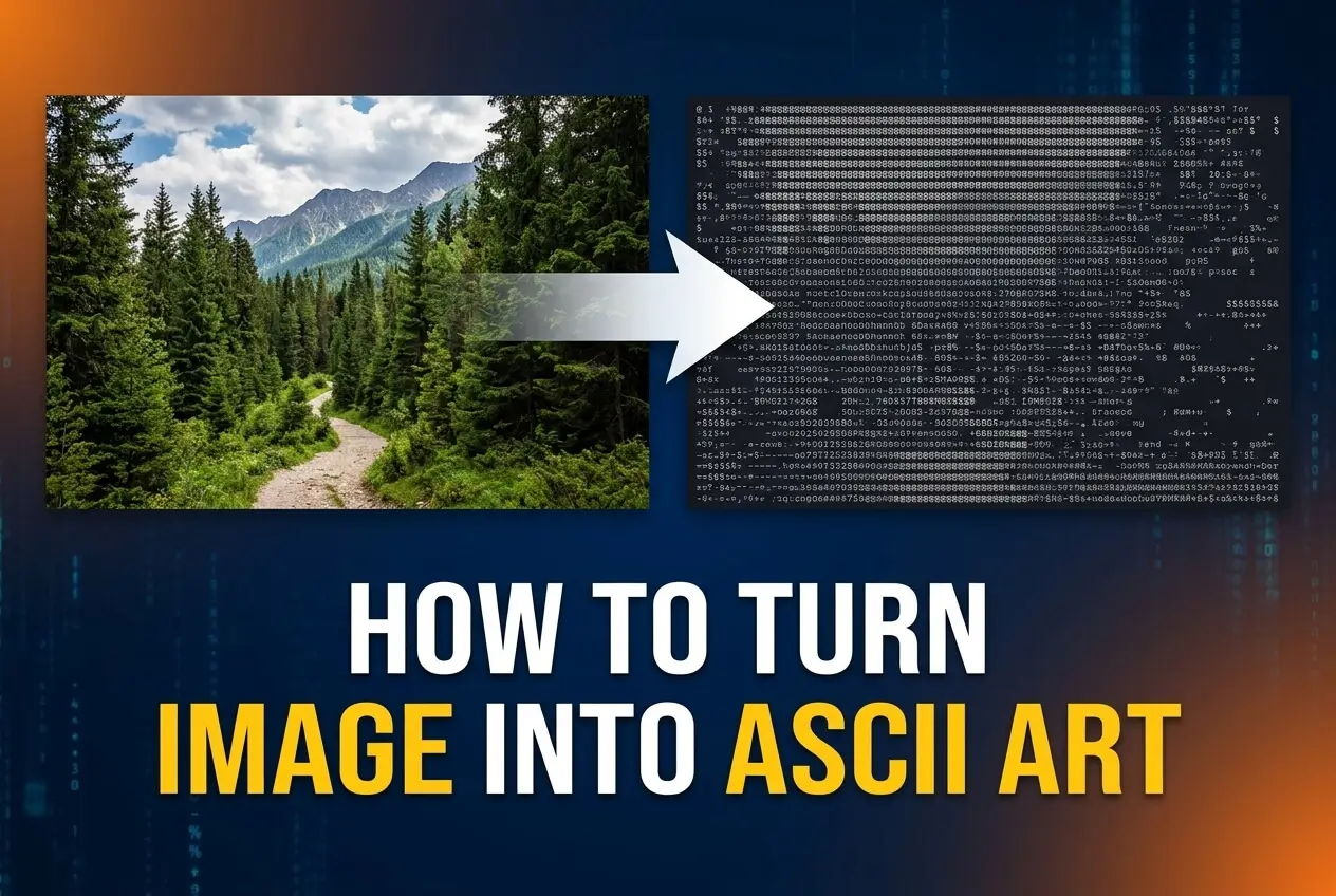 how to turn image into ascii art how to turn image into ascii art